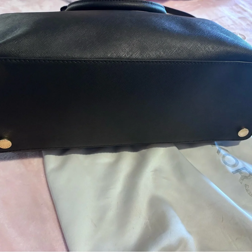 Michael Kors Black Leather Briefcase